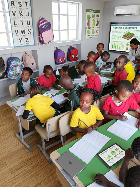 Learners in class
